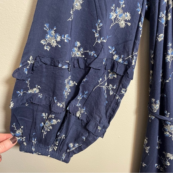 Vineyard Vines Tiered Ruffle Trim Maxi Dress NWT $198 BOHO - Picture 11 of 13